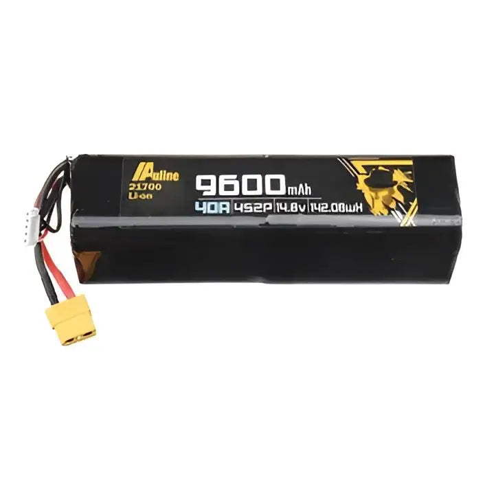 Auline 21700 4S 14.8V 9600mAh 40A 4S2P Li-ion Battery XT60 Socket for RC Drone.