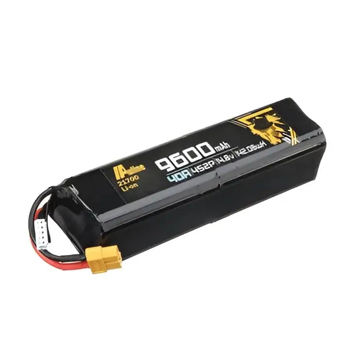 Auline 21700 4S 14.8V 9600mAh 40A 4S2P Li-ion Battery XT60 Socket for RC Drone.