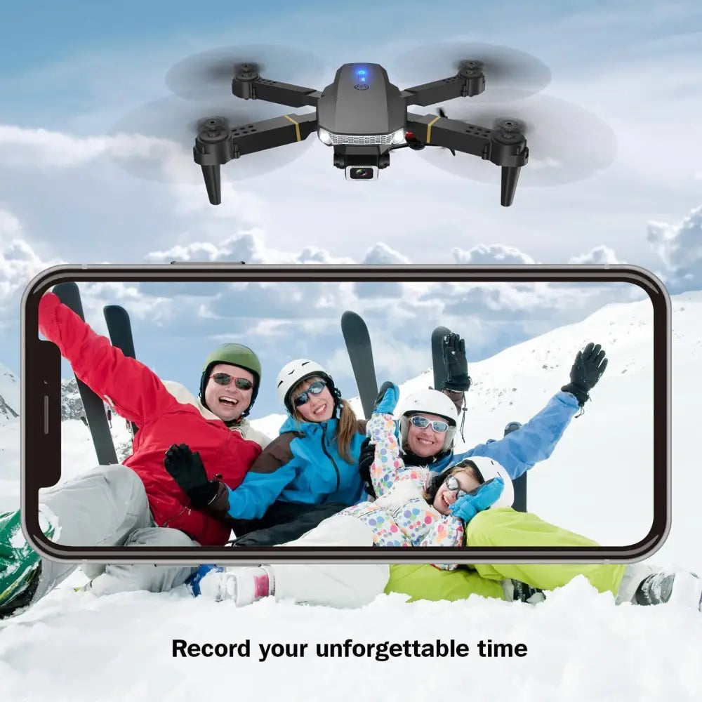 Drone x Pro Hd Selfie Camera Wifi Fpv 3 Batteries Foldable