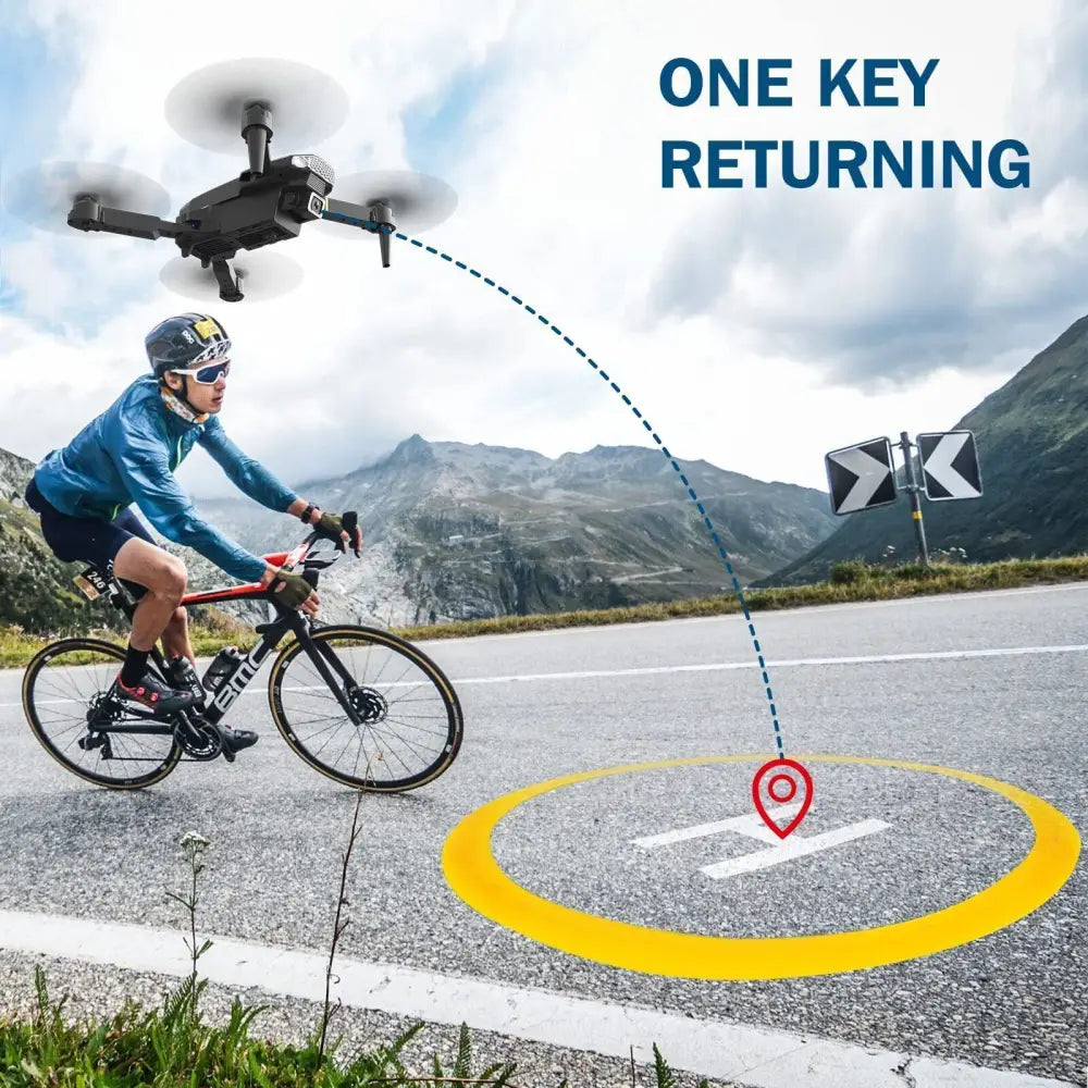Drone x Pro Hd Selfie Camera Wifi Fpv 3 Batteries Foldable