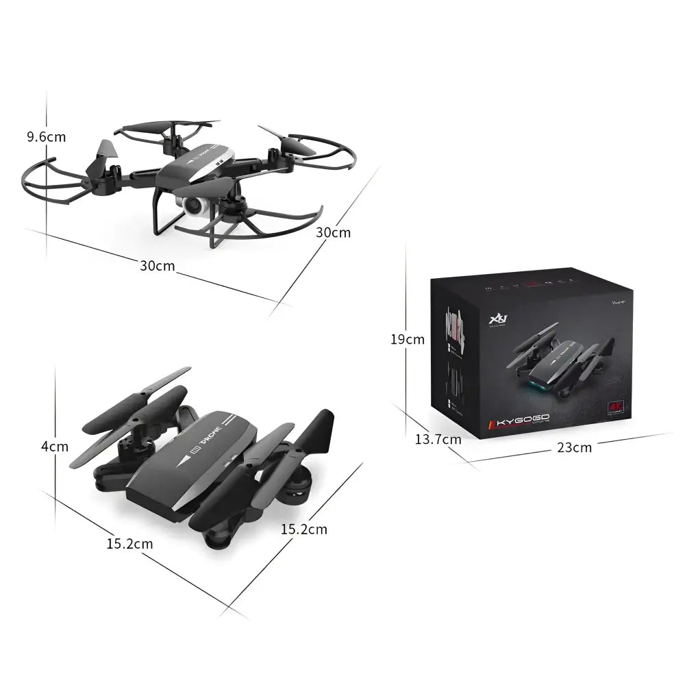 KY606D Drone 4k HD Aerial Photography 1080p Four-axis aircraft 20 Minutes Flight air Pressure Hover a key take-off Rc helicopter.