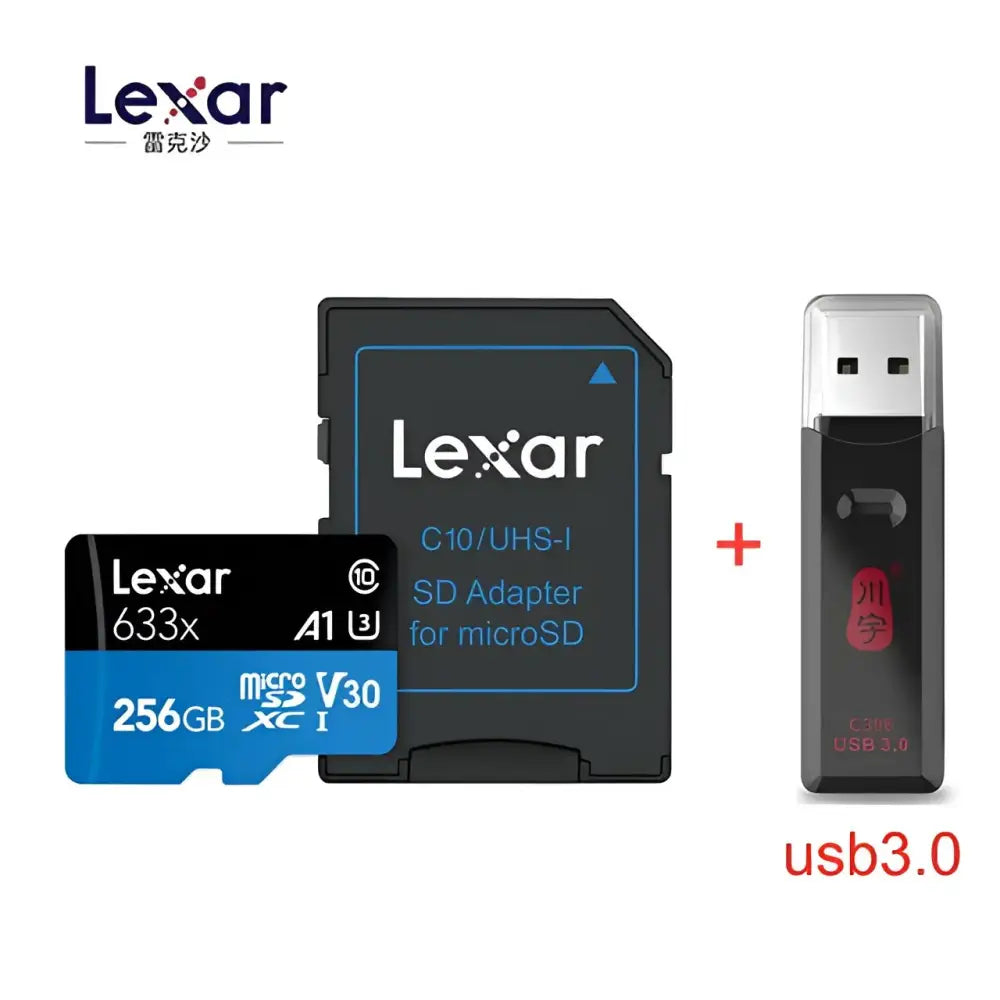 Lexar 633X New Original 95mb/s Micro sd card 512GB 1TB 128g 256GB Memory Card Reader Uhs-1 For Drone Gopro Dji Sport Camcorder.