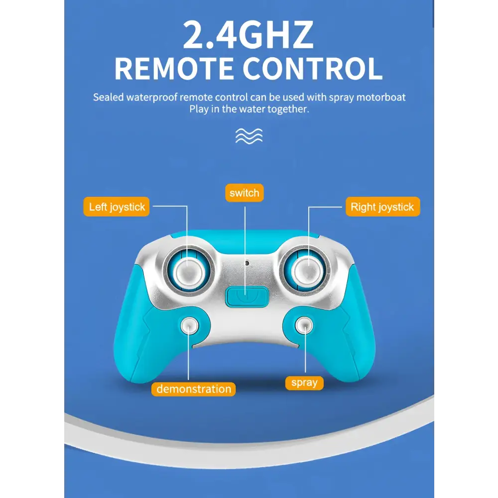 Remote Control Motorboat With Double Propeller - children’s