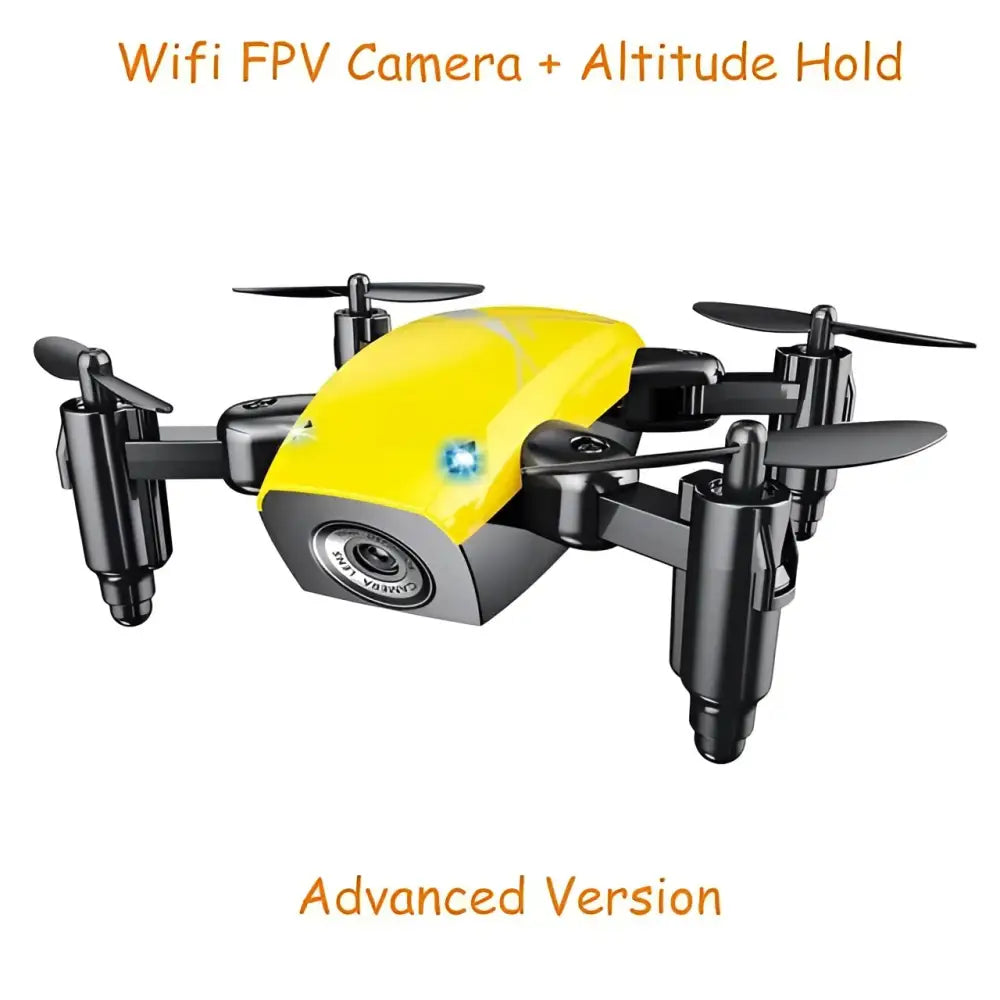 S9HW Mini Drone With Camera S9 No Camera RC Quadcopter Foldable Drones Altitude Hold RC Quadcopter WiFi FPV Pocket Dron VS CX10W.