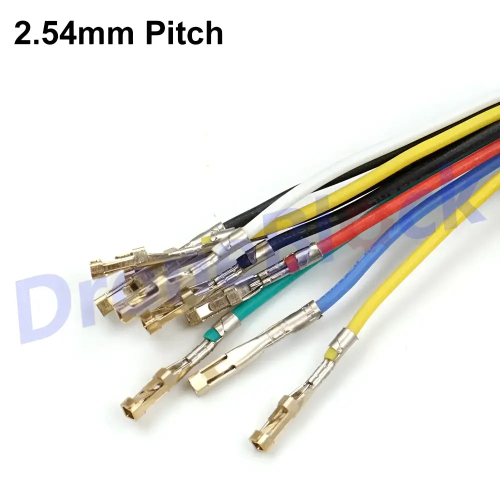24pcs 6 Colors Pre-crimped Cables 20cm Silicon Wire -
