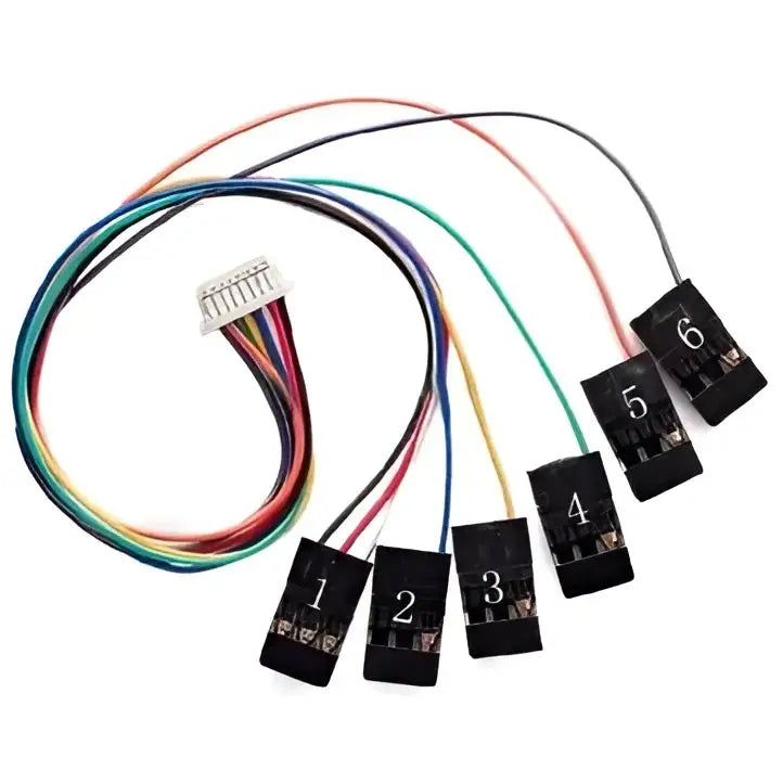 CC3D Flight Controller 8 Pin Cable Connection.