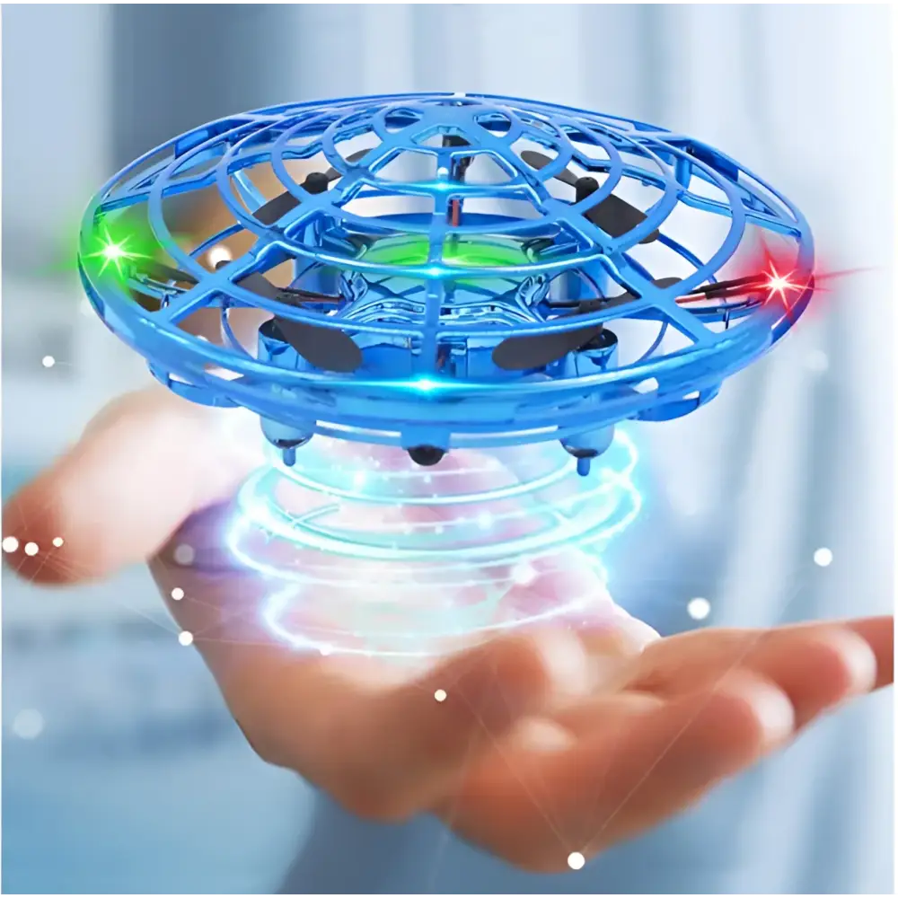 Flying Infrared Induction Helicopter Mini Drone - Blue -