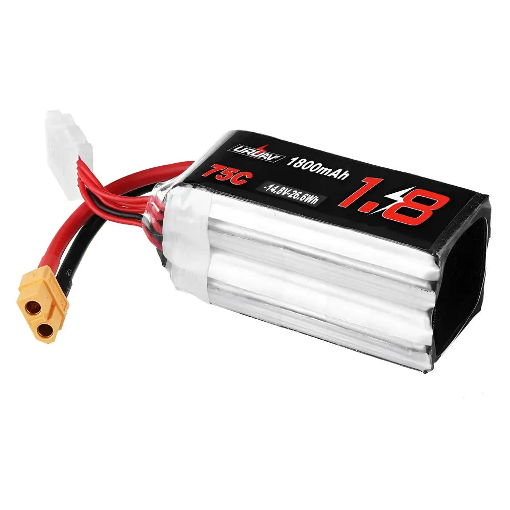 URUAV 14.8V 1800mAh Lipo Battery for FPV Racing Drone.