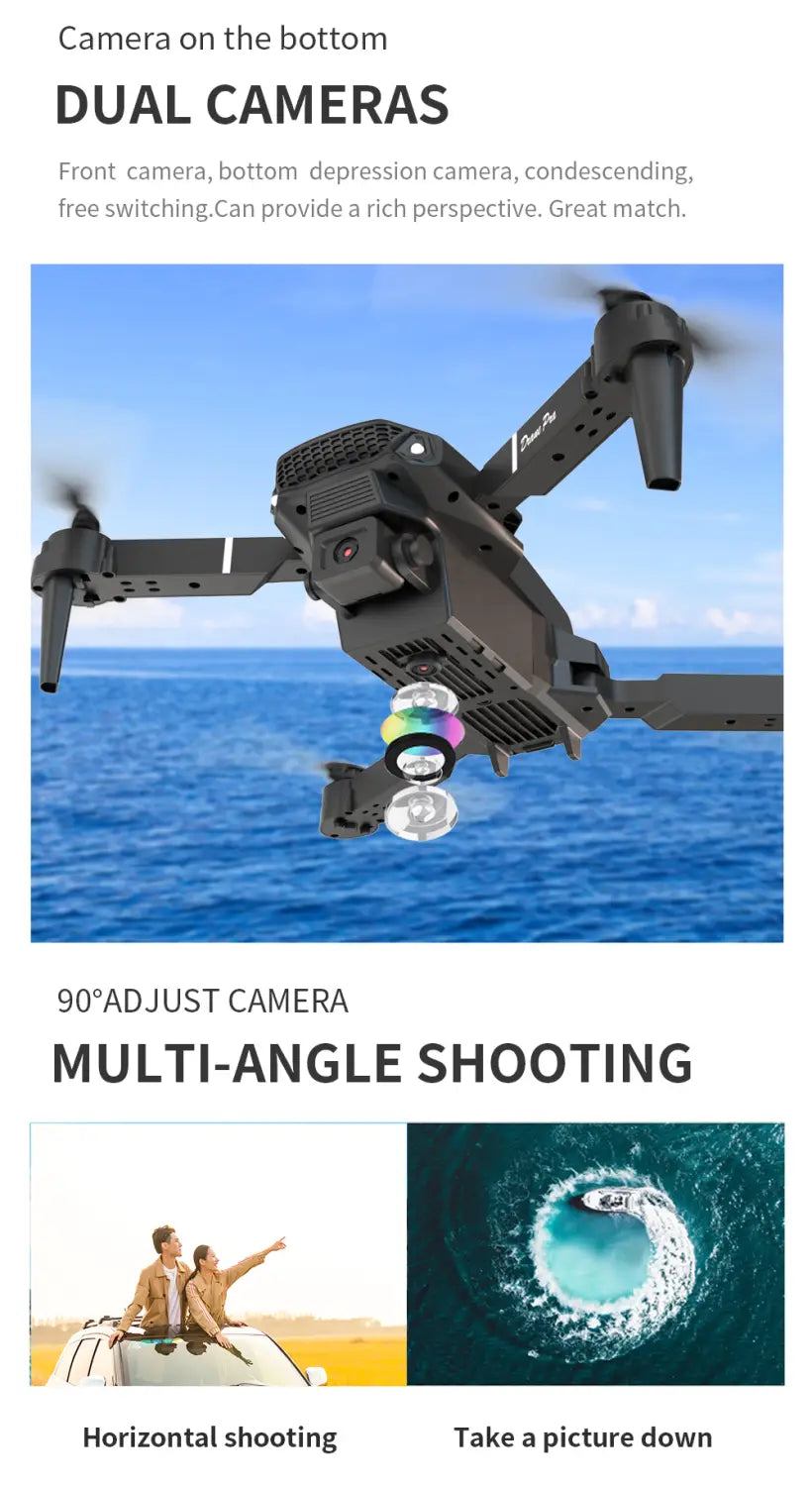 E88pro Dual Camera Dual Electric Drone