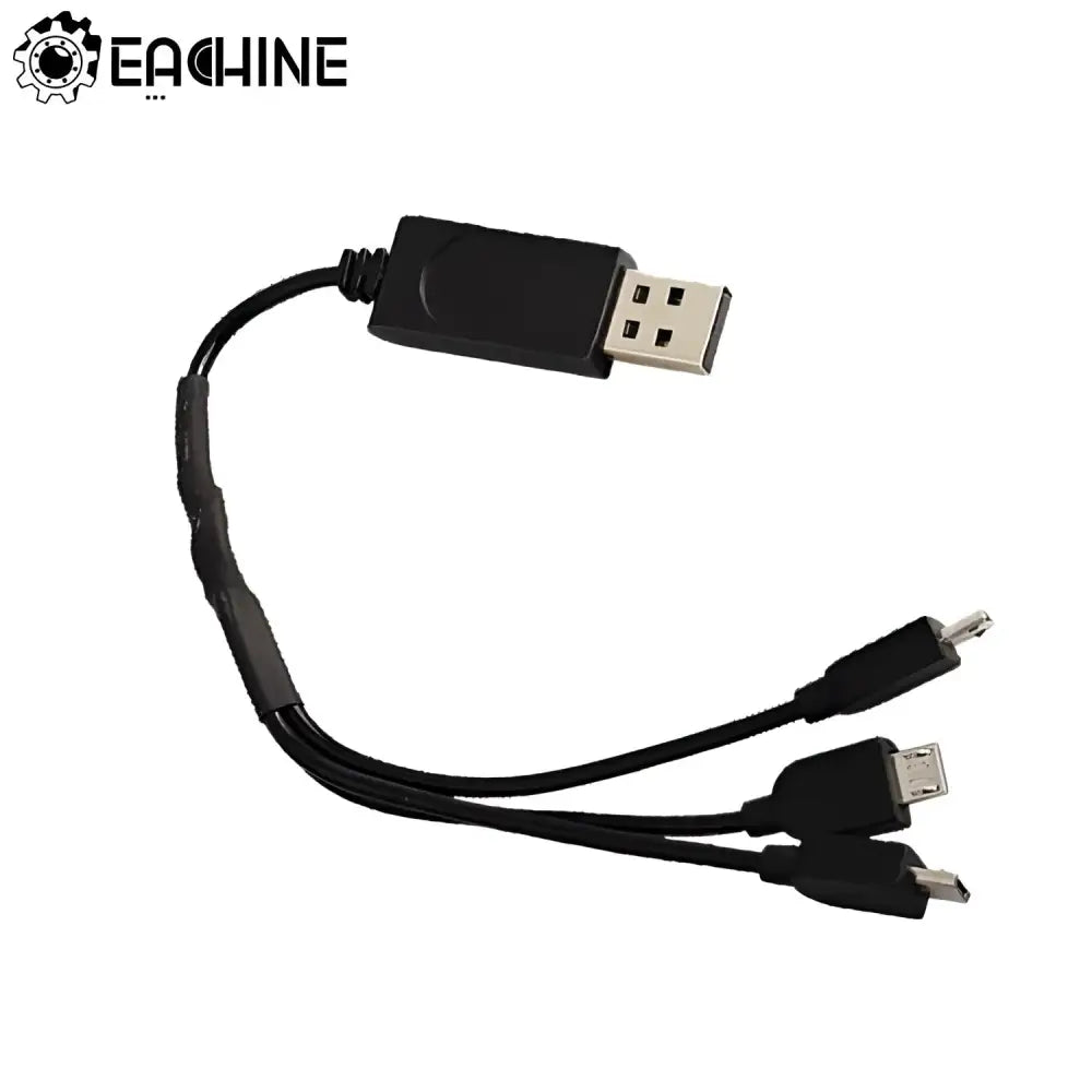 1 to 3 Usb 3.7v Lipo Battery Charger Usb Charging Cable