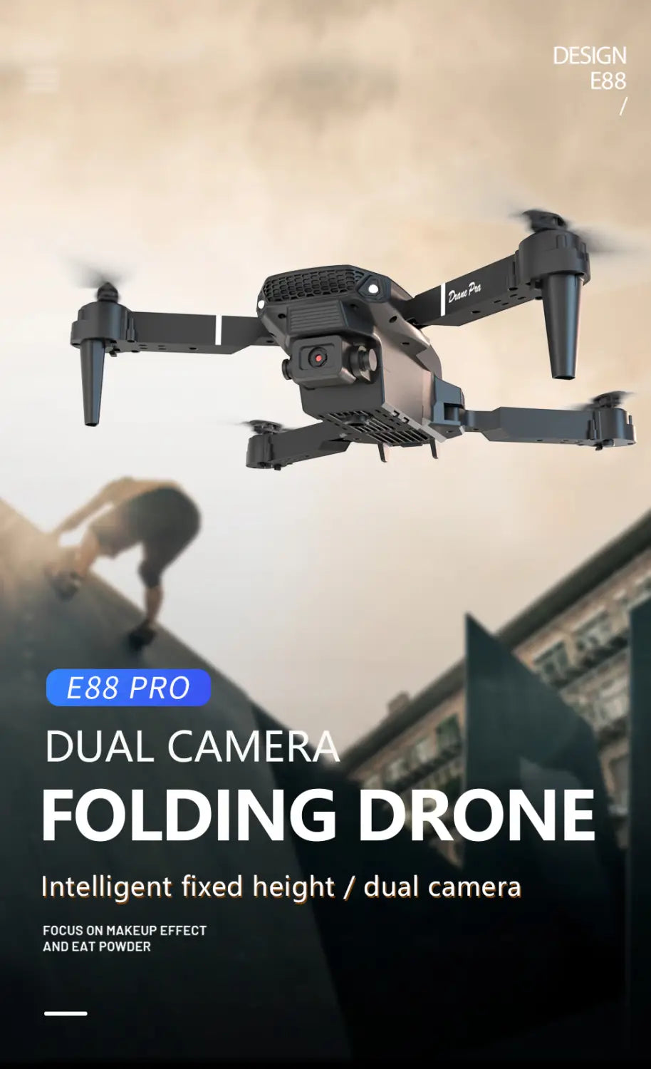 E88pro Dual Camera Dual Electric Drone