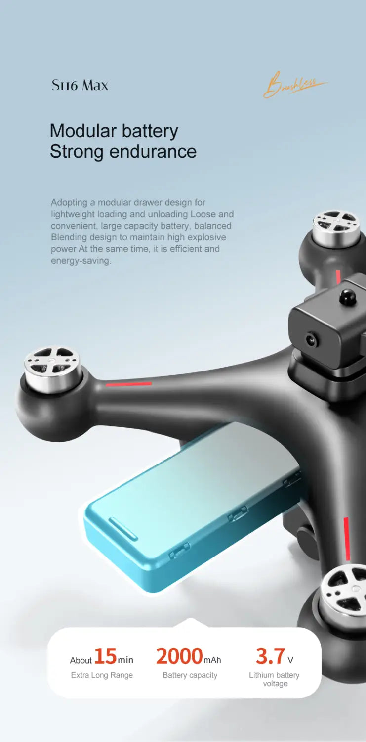 S116- Dual Camera Dual Electric Drone