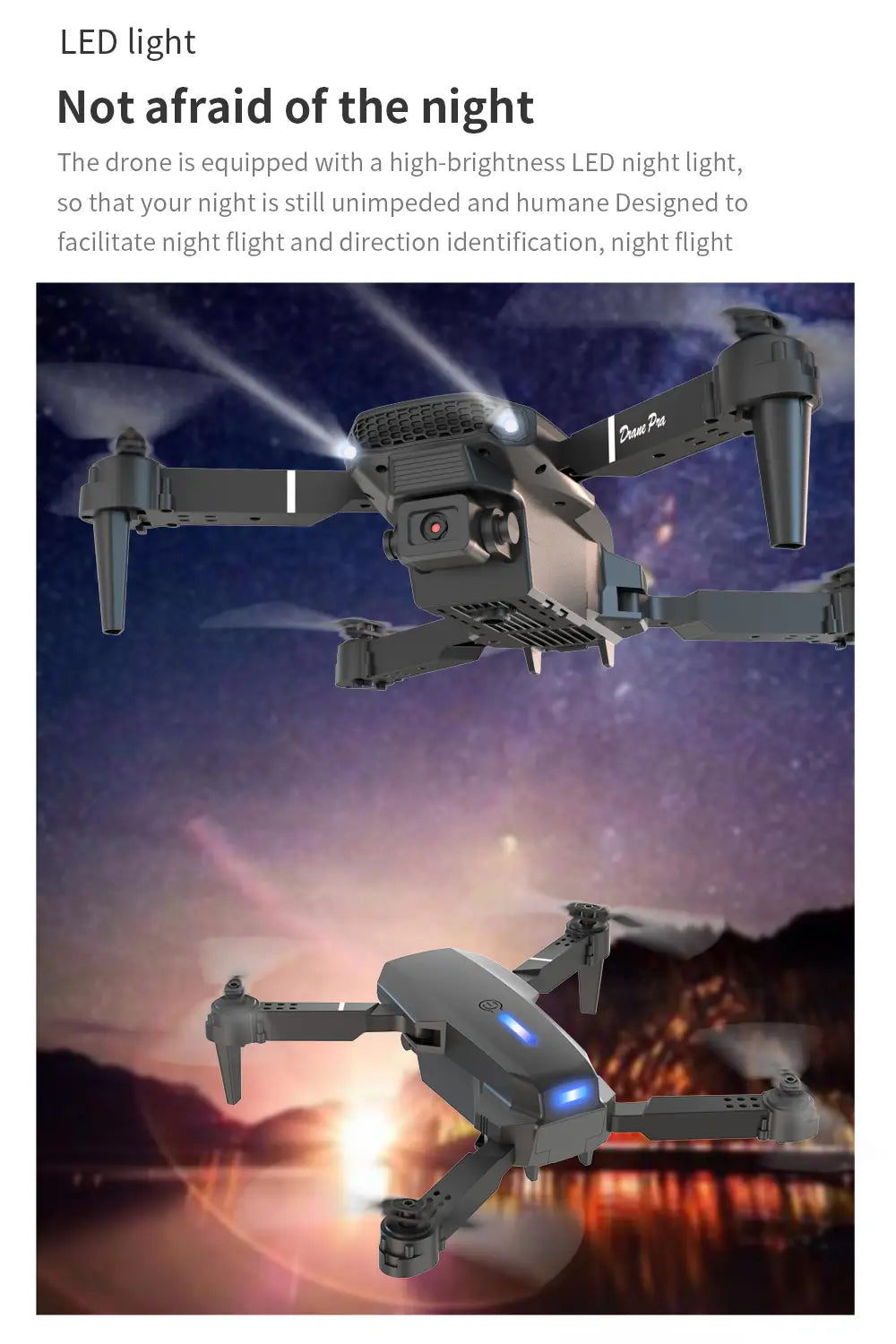 E88pro Dual Camera Dual Electric Drone