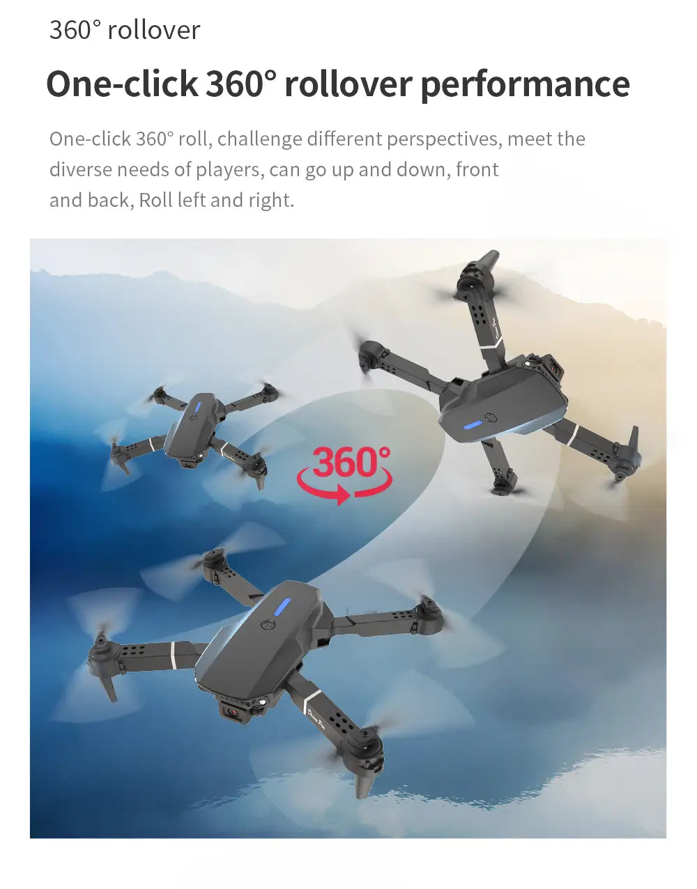 E88pro Dual Camera Dual Electric Drone