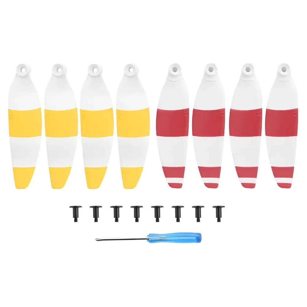 8pcs Replacement Propellers For Dji Mavic Mini Drone - 4 Red