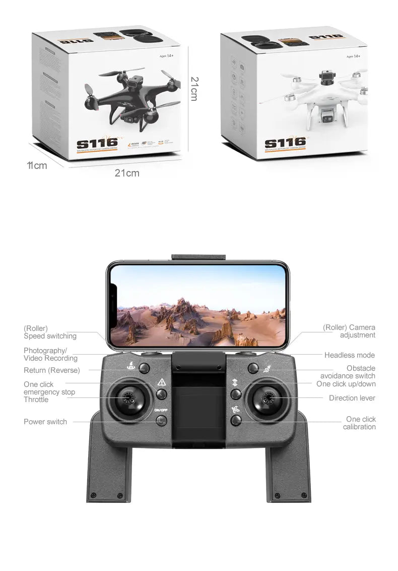 S116- Dual Camera Dual Electric Drone
