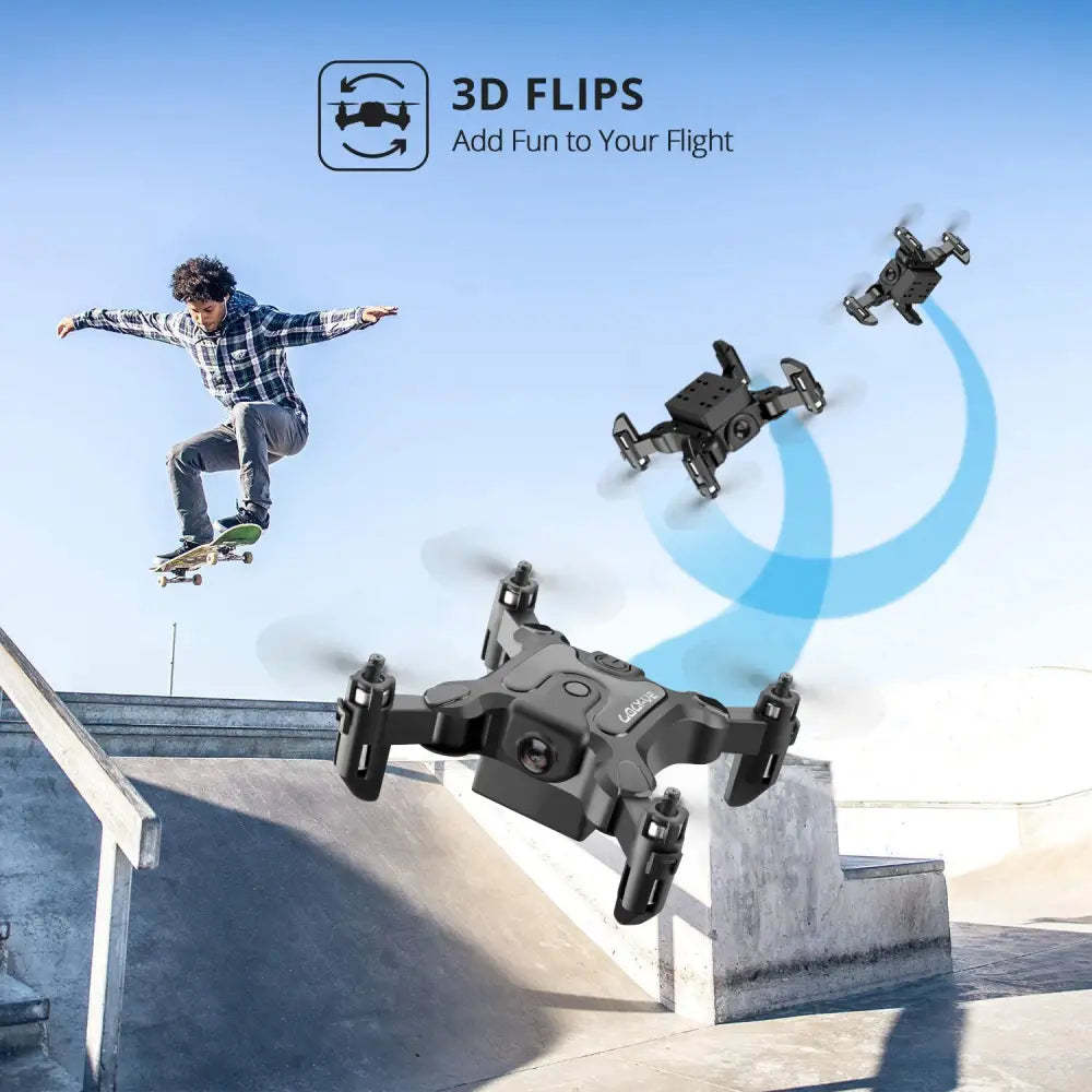 De V2 Mini Drone Selfie Wifi Fpv with Hd Camera Foldable