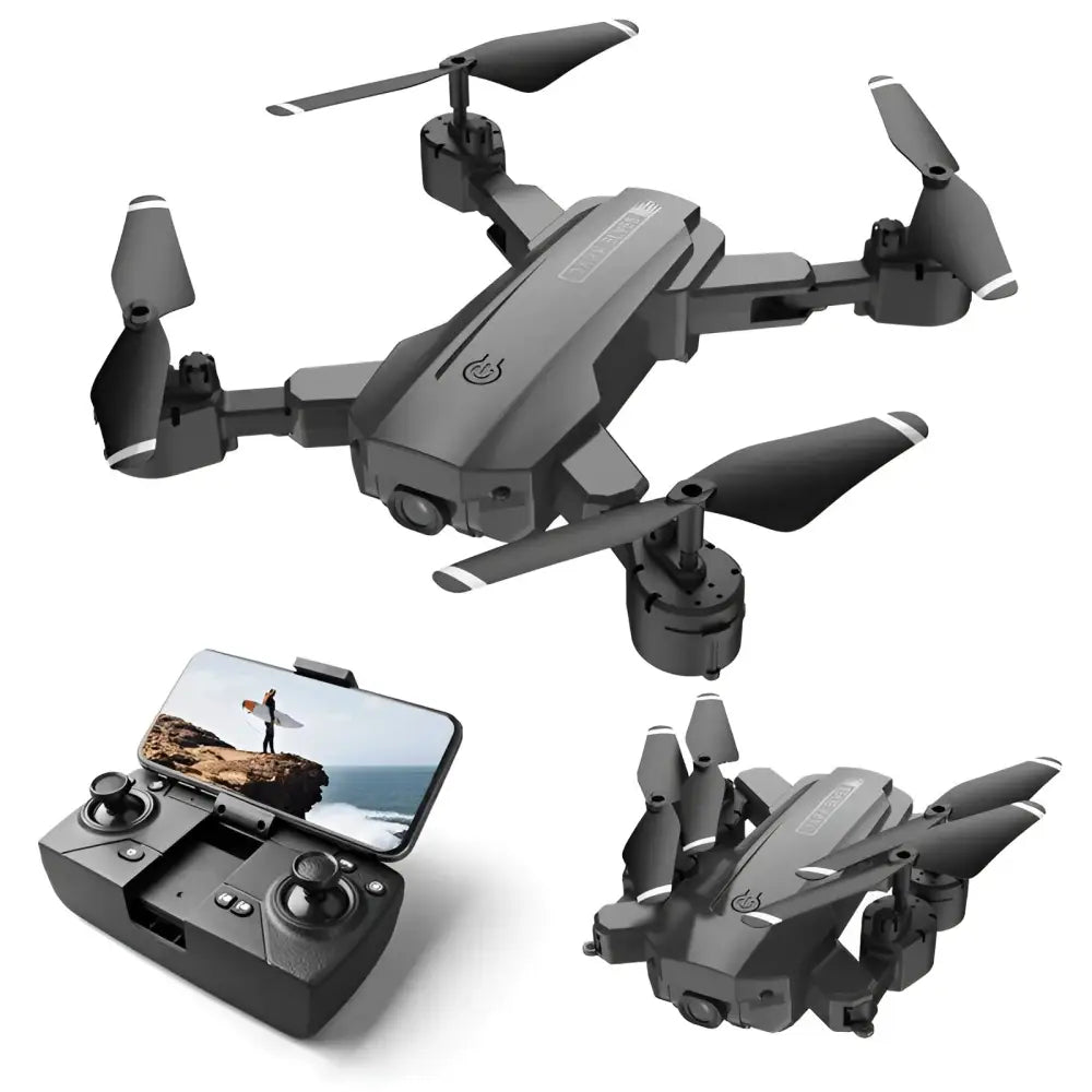 Hr H9 Mini with 4k Hd Dual Camera Foldable Quadcopter