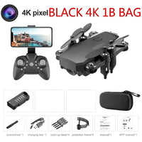 LF606 Mini Drone with 4K Camera HD Foldable Drones One-Key Return FPV Quadcopter Follow Me RC Helicopter Quadrocopter Kid's Toys.