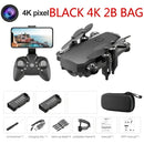 LF606 Mini Drone with 4K Camera HD Foldable Drones One-Key Return FPV Quadcopter Follow Me RC Helicopter Quadrocopter Kid's Toys.