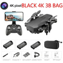 LF606 Mini Drone with 4K Camera HD Foldable Drones One-Key Return FPV Quadcopter Follow Me RC Helicopter Quadrocopter Kid's Toys.