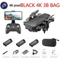 LF606 Mini Drone with 4K Camera HD Foldable Drones One-Key Return FPV Quadcopter Follow Me RC Helicopter Quadrocopter Kid's Toys.