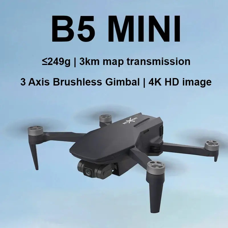 Professionelle B5 Mini-Drohne mit 4k Kamera Gps 3-Achsen-Gimbal