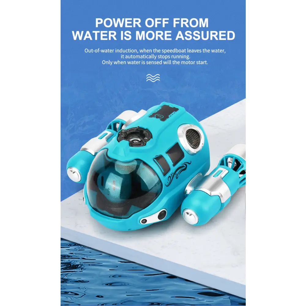 Remote Control Motorboat With Double Propeller - children’s