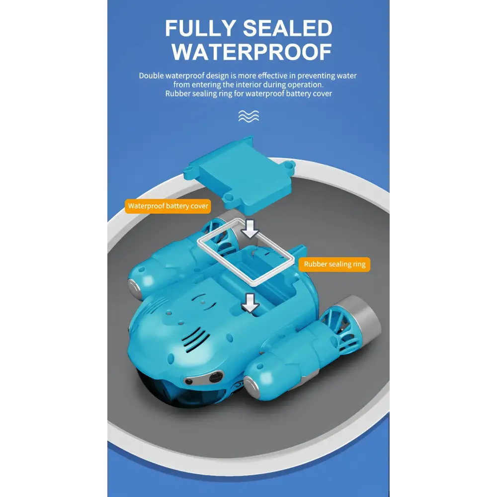 Remote Control Motorboat With Double Propeller - children’s