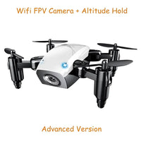S9HW Mini Drone With Camera S9 No Camera RC Quadcopter Foldable Drones Altitude Hold RC Quadcopter WiFi FPV Pocket Dron VS CX10W.