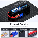 Black Zeee 9000mAh LiPo battery.