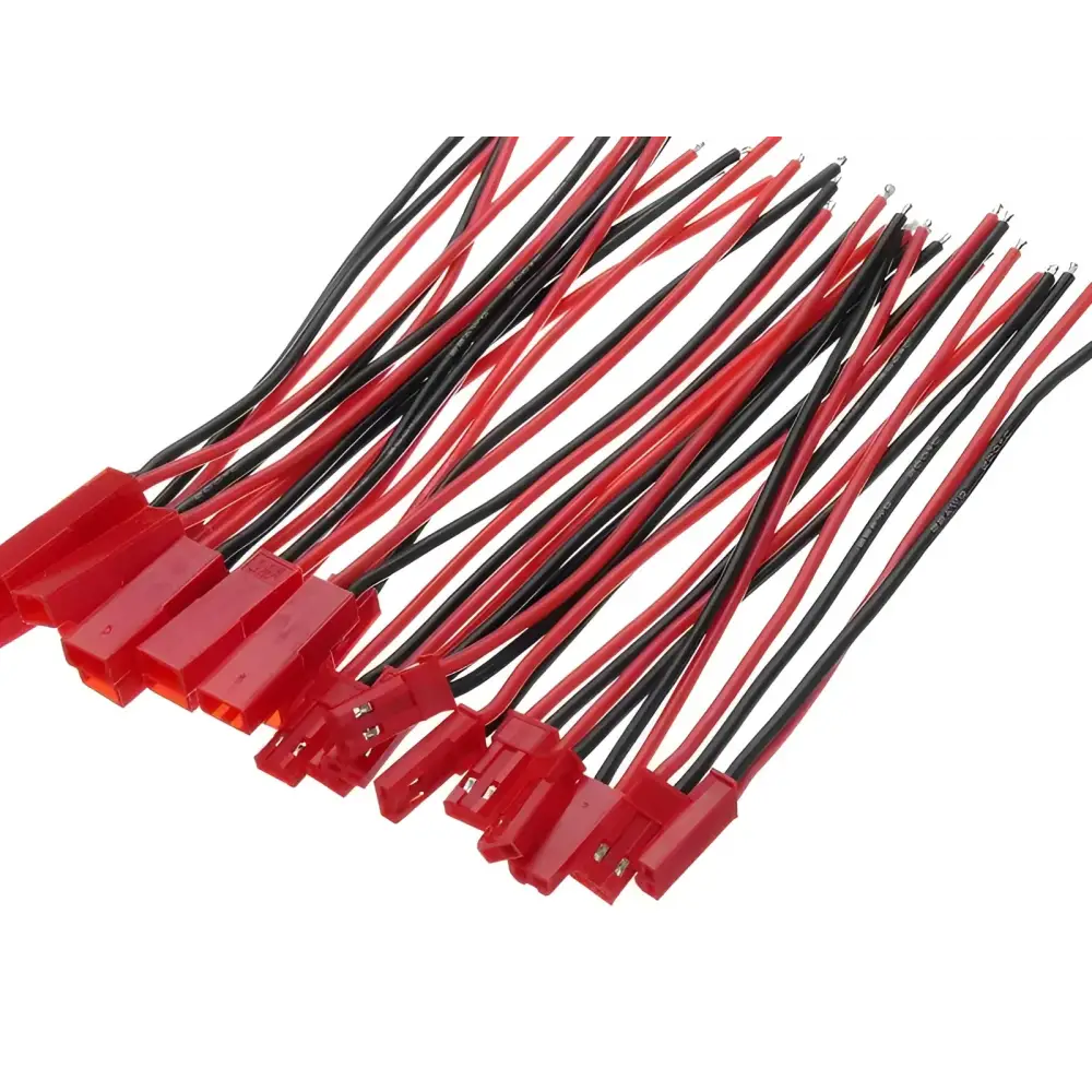 10 Pairs 10cm Male Female Connector Jst Plug Cable