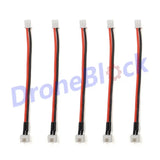 5pcs Lipo Battery Charging Connector Silicone Cable - 1S -