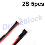 5pcs Lipo Battery Charging Connector Silicone Cable - 2S