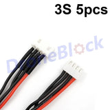 5pcs Lipo Battery Charging Connector Silicone Cable - 3S