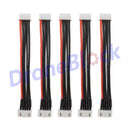 5pcs Lipo Battery Charging Connector Silicone Cable - 4S -