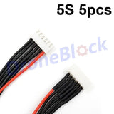 5pcs Lipo Battery Charging Connector Silicone Cable - 5S