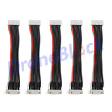 5pcs Lipo Battery Charging Connector Silicone Cable - 6S -