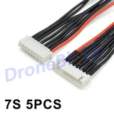 5pcs Lipo Battery Charging Connector Silicone Cable - 7S