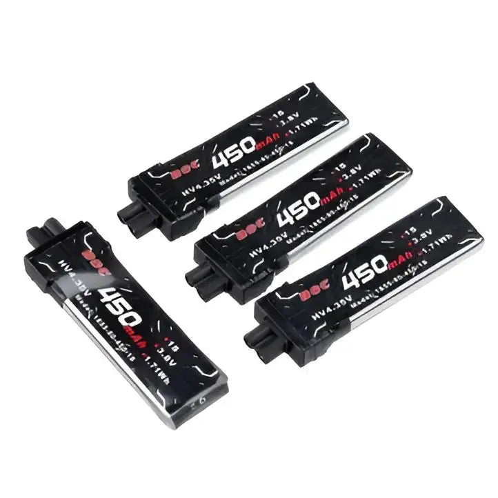 Alienmodel 4.35V 450mAh 80C 1S HV Lipo Battery for RC Drone.