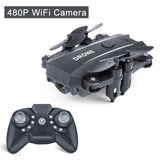 Drone RC Quadcopter Mini Drone Camera HD 1080P Wifi FPV Dron Foldable Altitude Hold RC Helicopter Selfie Drones Professional Toy.