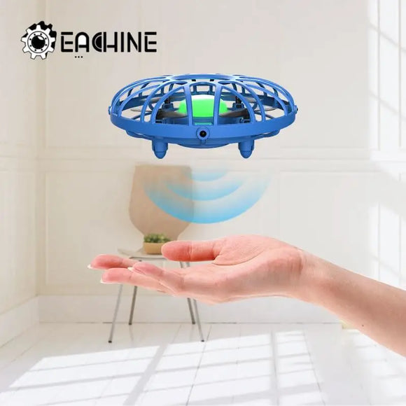 Eachine E111 Mini Drone UFO Infrared Sensing Control Hand Flying Aircraft Quadcopter Infraed Induction Intlligent BNF RC Kid Toy.