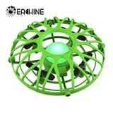 Eachine E111 Mini Drone UFO Infrared Sensing Control Hand Aircraft Quadcopter Infraed Induction Intlligent Blue/Green RC Kid Toy.