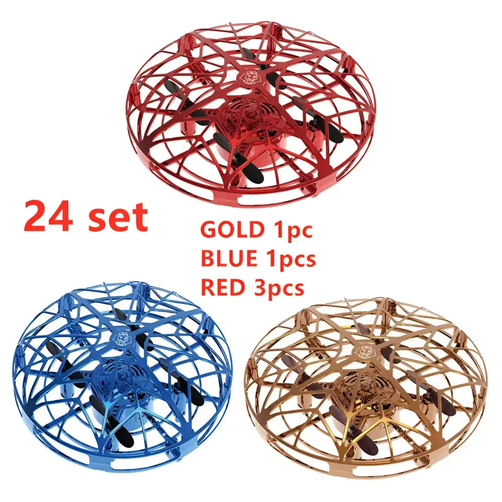 Flying Infrared Induction Helicopter Mini Drone - Blue -