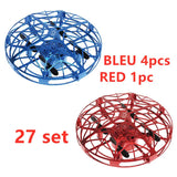 Flying Infrared Induction Helicopter Mini Drone - Blue -