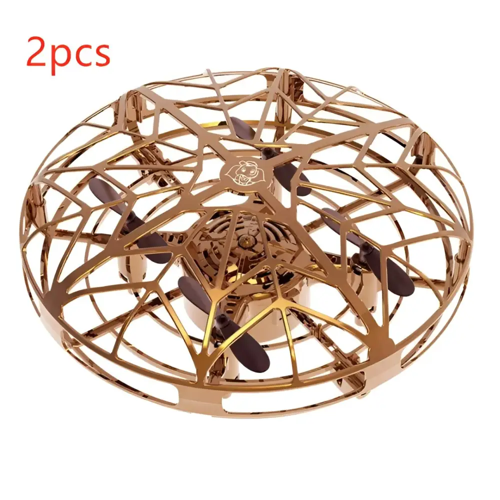 Flying Infrared Induction Helicopter Mini Drone - Blue -