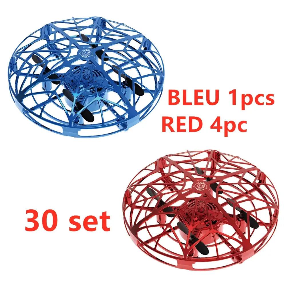 Flying Infrared Induction Helicopter Mini Drone - Blue -