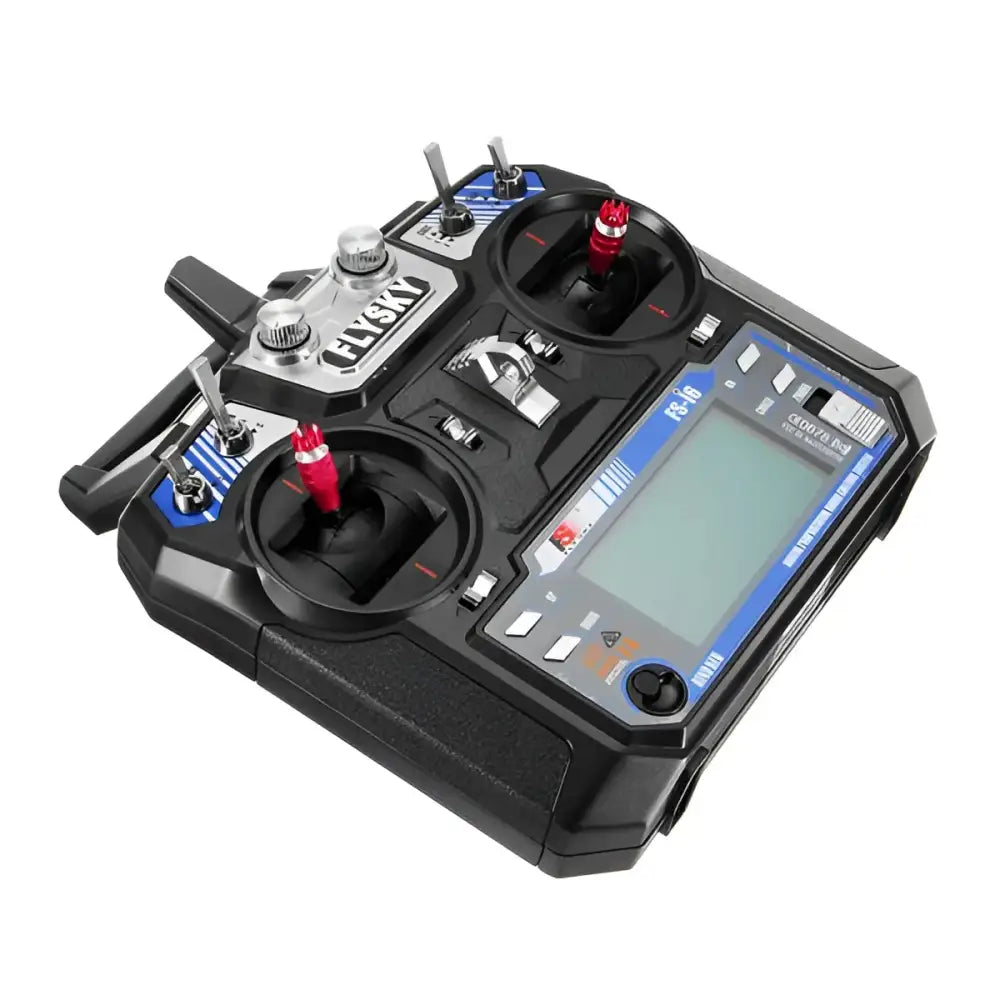 FlySky FS-i6 2.4G 6CH AFHDS RC Transmitter with FS-iA6 Receiver.