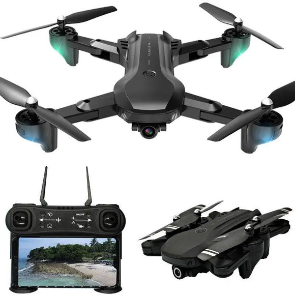H12 WIFI 4K Dual HD Camera Foldable RC Quadcopter Drone.