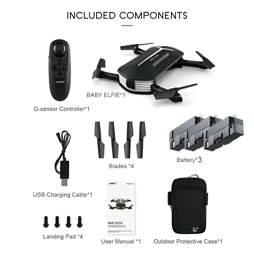 JJRC H37 Mini Baby Elfie 720P WIFI FPV Drone.